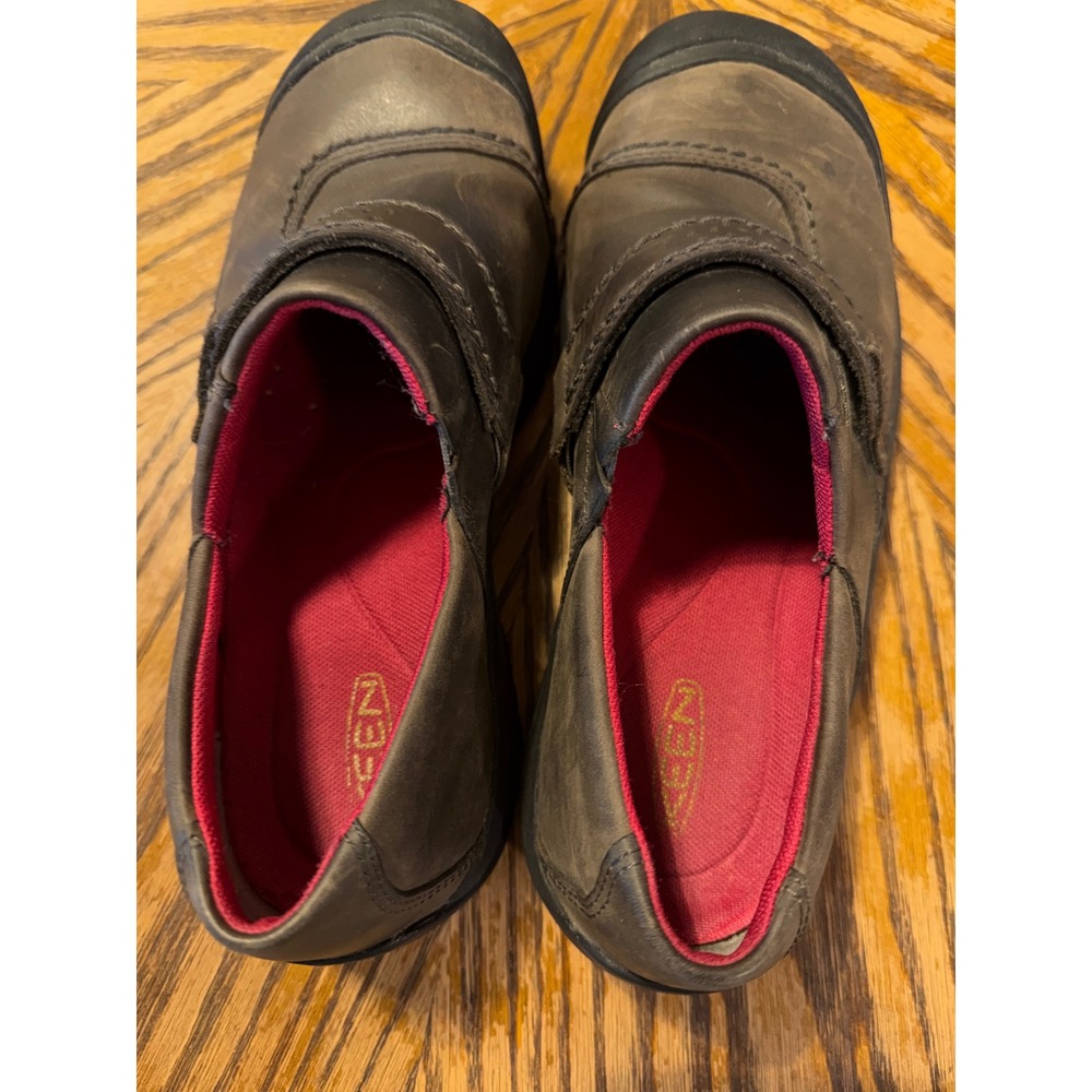 Keen Presidio MJ Dark Brown Leather Mary Jane Shoes Womens 9.5 1011408